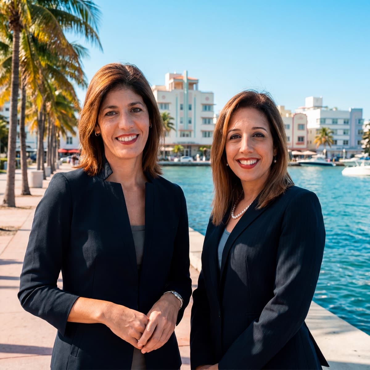 Attorneys Madeline Acosta and Christina Diaz in Miami